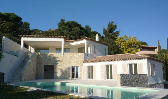 Villa Ste. Maxime Frankrijk, gerealiseerd 2010, oppervlakte 320 m² 